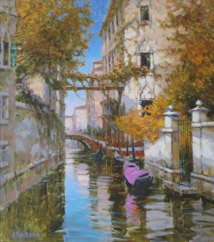 Contemporary Oil Painting - Venice 2